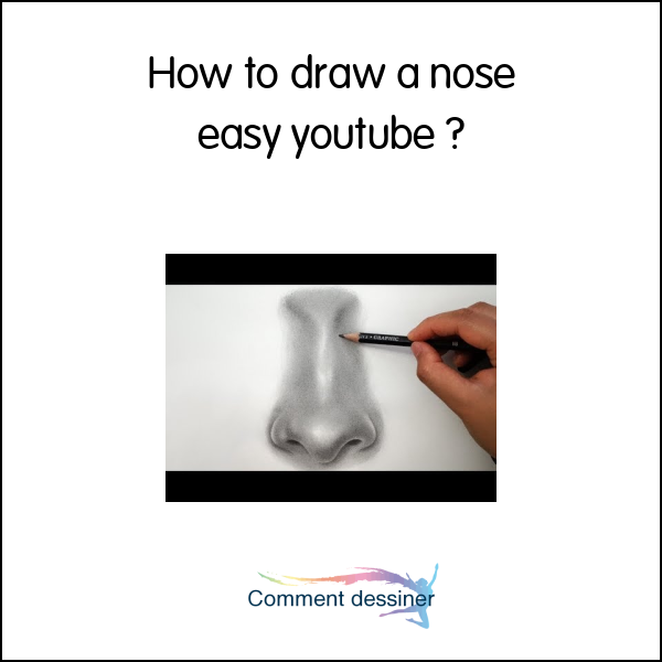 How to draw a nose easy youtube